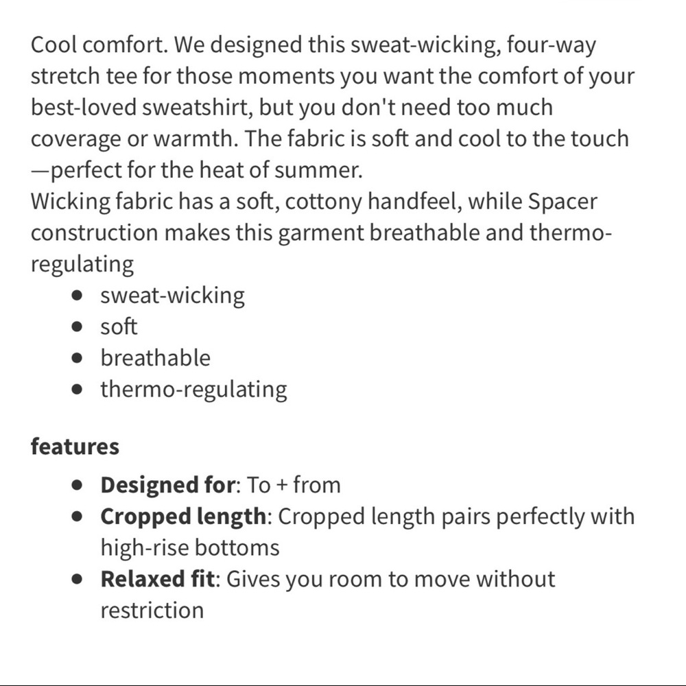 Lululemon Shaped Short Sleeve (Solid) - Picture 2 of 6